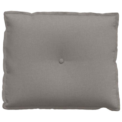 Poduszka na plecy Ciemnoszary 60 x 19 x 50 cm tkanina
