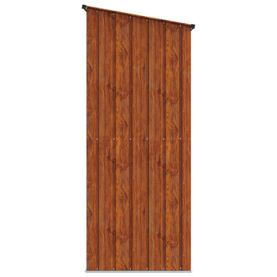 Schowki ogrodowe Brązowy 153,5 x 86 x 200 cm Metal