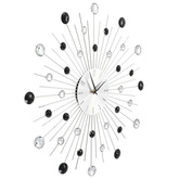 vidaXL Zegar ścienny z mechanizmem kwarcowym, nowoczesny design, 50 cm