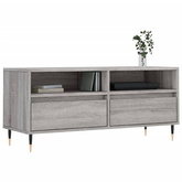 vidaXL Szafka pod TV, szary dąb sonoma, 100x34,5x44,5 cm w kolorze cm
