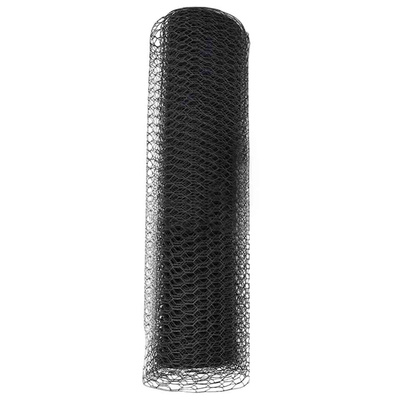 Ogrodzenie heksagonalne 0,8 x 100 m PVC Szary