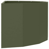 Donica Zielony oliwkowy 90 x 45 x 35 cm Stal