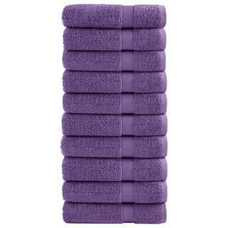 Ręczniki premium SOLUND 10 szt. fioletowe, 70x140 cm, 600 g/cm?