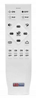 Lampa dekoracyjna sufitowa 115W + pilot złota dl-g01