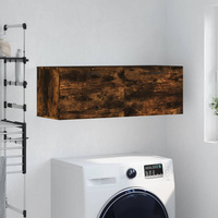 vidaXL Szafka wisząca, przydymiony dąb, 100x36,5x35 cm