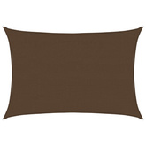 Żagiel przeciwsłoneczny, 160 g/m?, brązowy, 4x6 m, HDPE