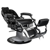 Gabbiano fotel barberski Ernesto czarny 125378