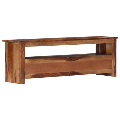 vidaXL Szafka pod TV, 118x30x40 cm, lite drewno sheesham