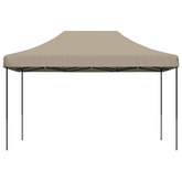 Składany namiot imprezowy typu pop-up, taupe, 440x292x315 cm