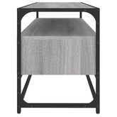 Szafka pod TV, szary dąb sonoma, 100x35x45 cm vidaXL
