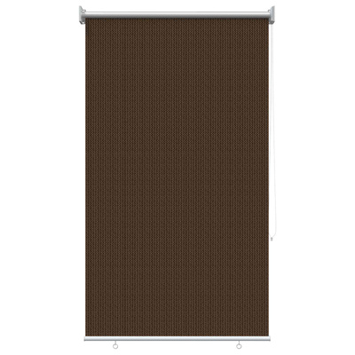Roleta zewnętrzna 90% blokada UV brązowy 80 x 140 cm HDPE
