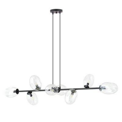 Lampa wisząca PANDORA 8 BL TRANSPARENT