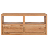 vidaXL Szafka pod TV, 90x30x40 cm, lite drewno tekowe