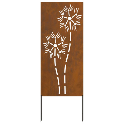 Ekran zapewniający prywatność w ogrodzie Rdzawy 50 x 140 cm