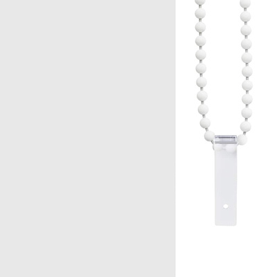 Roleta prysznicowa 80 x 240 cm, biała