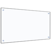 Panel ochronny do kuchni, przezroczysty, 90x50 cm, szkło