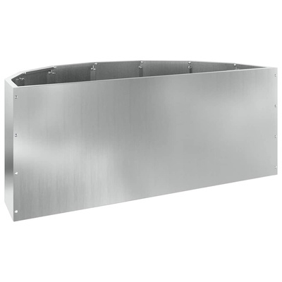 Donica Srebrny 90 x 45 x 35 cm Stal Galwanizowana