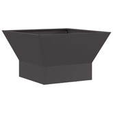 Kominek Czarny 60 x 60 x 35 cm Stal