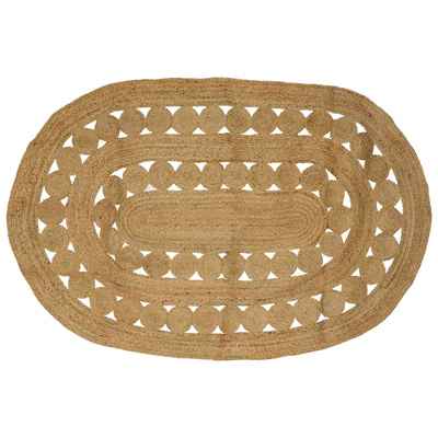 Dywany pokojowe naturalny 152 x 245 cm Juta