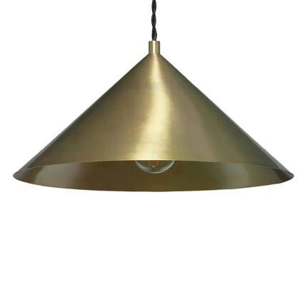 Lampa Wisząca Złoty Stożek Abruzzo Horte E27
