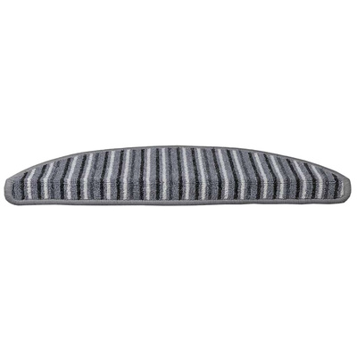 Samoprzylepne maty na schody 15 pcs Szary 56 x 17 x 3 cm