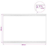 Plandeka Leno zielony 2 x 3 m 260 gsm PE