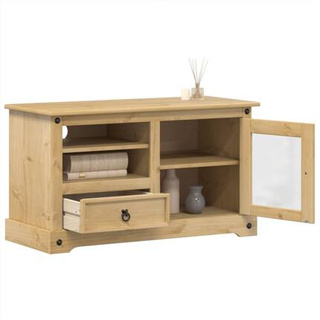 vidaXL Szafka pod TV Corona, 100x45x58 cm, lite drewno sosnowe