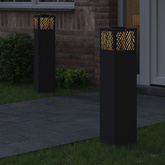 Słoneczna LED lampa na ścieżkę 2 pcs Czarny