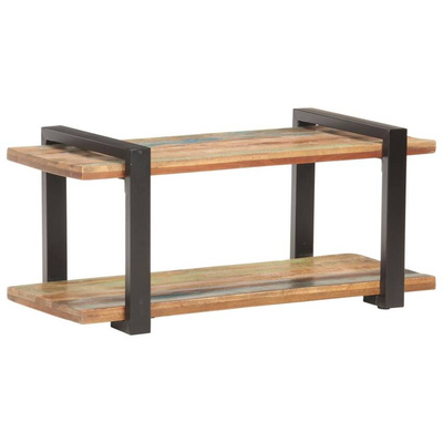 vidaXL Szafka pod TV, 90x40x40 cm, lite drewno z odzysku