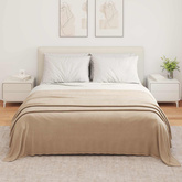 Koce narzutowe 6 pcs Camel 350 x 270 cm Polar
