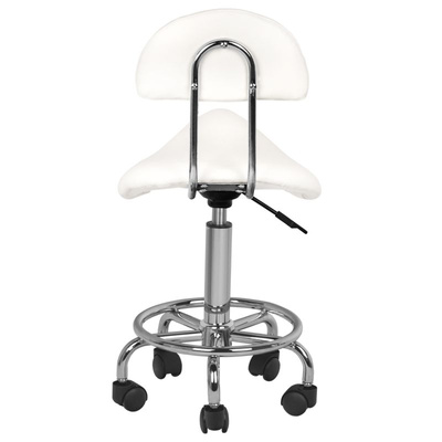 Taboret kosmetyczny 6001 biały  118590