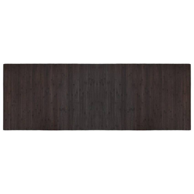 Dywan prostokątny, ciemnobrązowy, 70x200 cm, bambusowy vidaXL