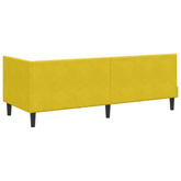 Rama Łóżka Narożnego z Materacem 2 szt. Żółty 80 x 200 cm