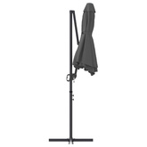 Parasol plażowy Antracyt 372 x 198 x 243 cm