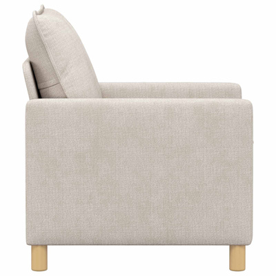 Sofa kremowy 76 x 81 x 87,5 cm Poliester