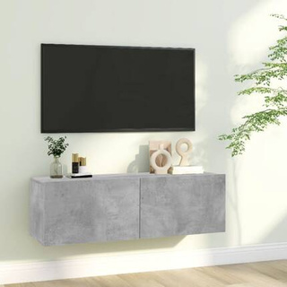 vidaXL Szafka pod TV, szarość betonu, 100x30x30 cm