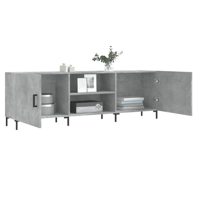 vidaXL Szafka pod TV, szarość betonu, 150x30x50 cm model standard