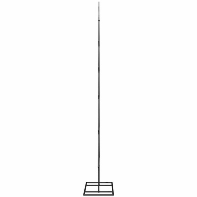 Metalowa choinka świąteczna z podstawą Czarny 150 cm Stal