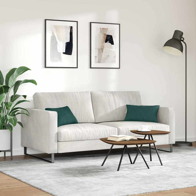 Poduszki na sofę 2 pcs Ciemna zieleń 50 x 30 cm tkanina