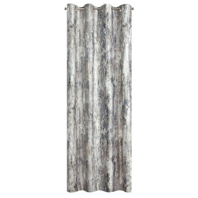 Zasłona Malia stalowa 140x250