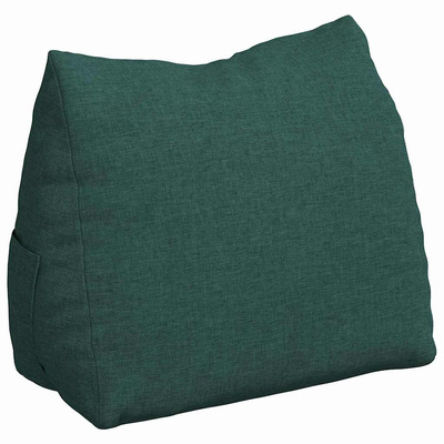 Poduszka na plecy Ciemna zieleń 45 x 20 x 35 cm tkanina