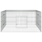 Klatka dla królika, 110x110x55 cm, galwanizowane żelazo