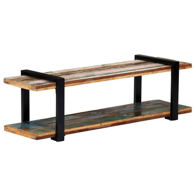 vidaXL Szafka pod TV, 130 x 40 x 40 cm, lite drewno z odzysku