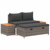 Zestaw sof na zewnątrz 4 -Seater 4 szt. 55 x 30 x 39 cm