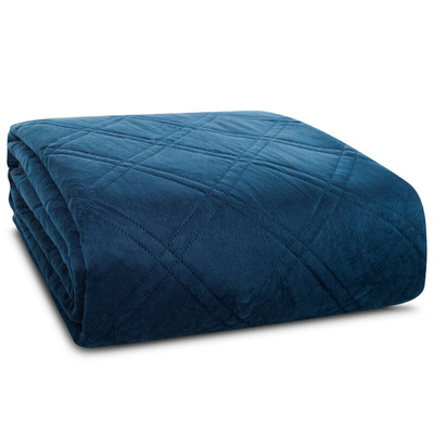 Narzuta Luiz granatowa 220x240