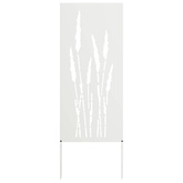 Ekran zapewniający prywatność w ogrodzie Biały 50 x 140 cm