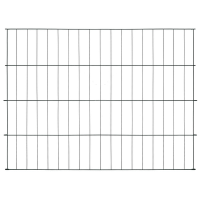 Płotek ogrodowy, 115 x 79 cm, zielony