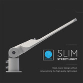 50W Lampa uliczna LED z czujnikiem i regulowanym uchwytem / Chip SAMSUNG / Barwa:4000K / Obudowa: Szara