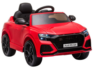 Samochód na akumulator Audi RS Q8 Światła LED MP3 Pilot Czerwony