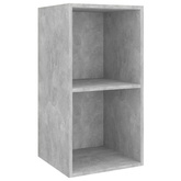 vidaXL Wisząca szafka pod TV, szarość betonu, 37x37x72 cm